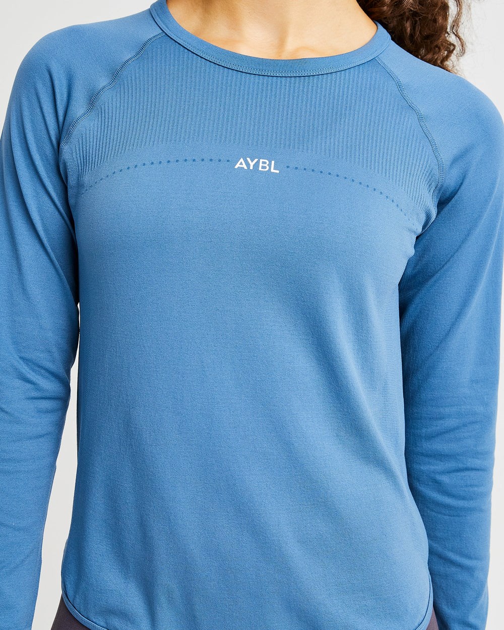 AYBL Reform Seamless Long Sleeve T Shirt Blau | 37021-GCHL