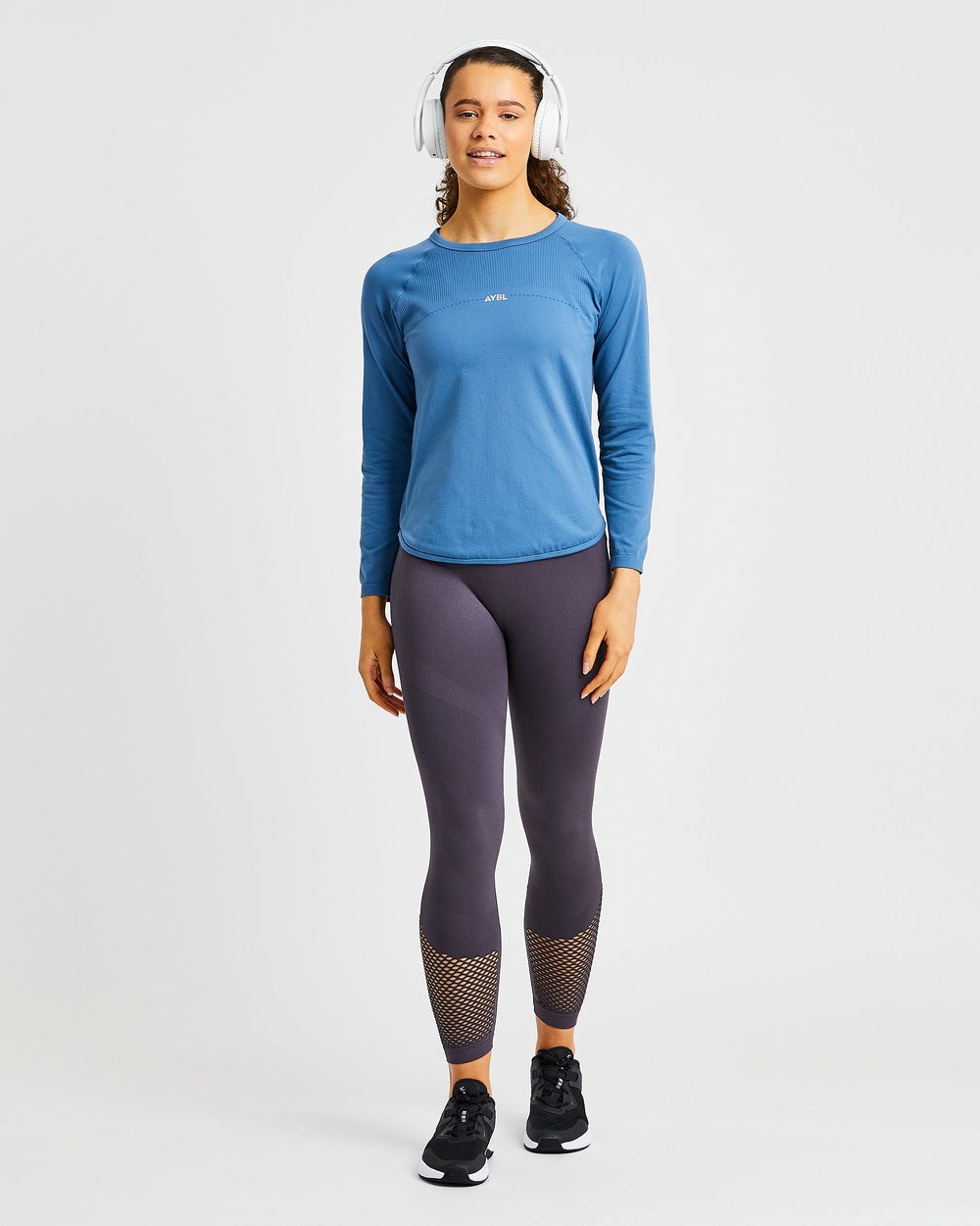 AYBL Reform Seamless Long Sleeve T Shirt Blau | 37021-GCHL