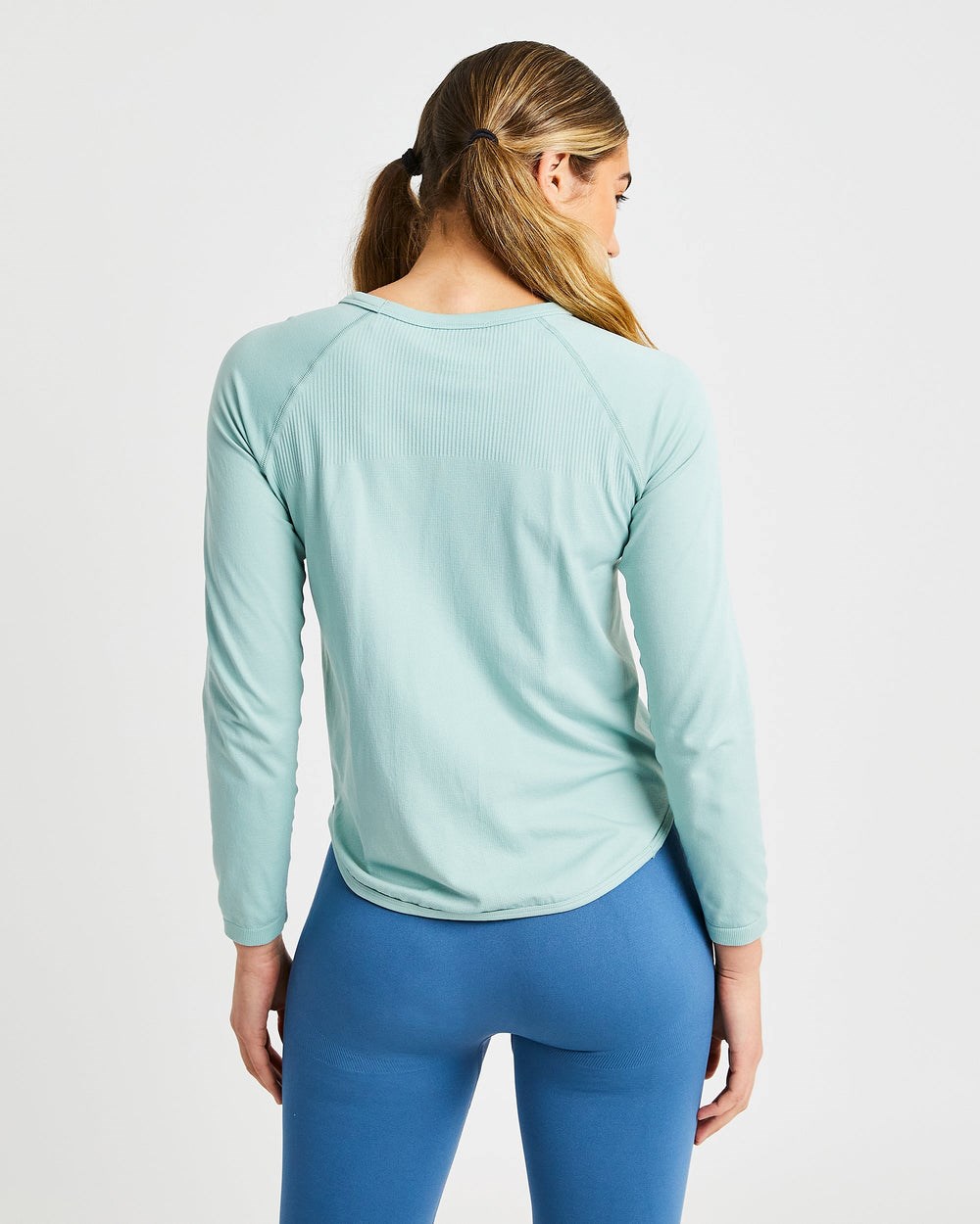 AYBL Reform Seamless Long Sleeve T Shirt Grün | 81794-SRFN