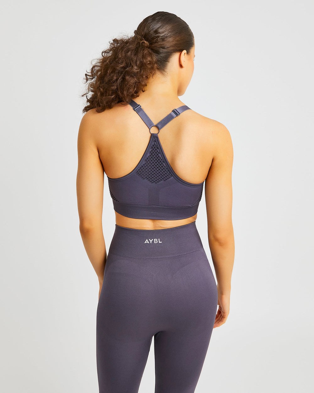 AYBL Reform Seamless Sports Bra Charcoal | 82013-QFHZ