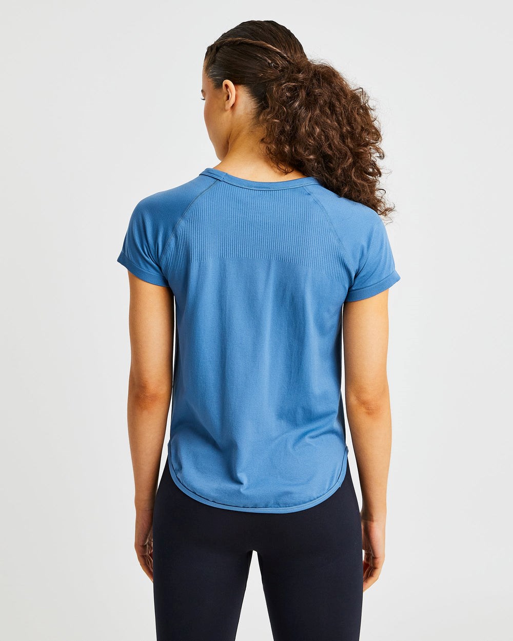 AYBL Reform Seamless T Shirt Blau | 98517-QZYL