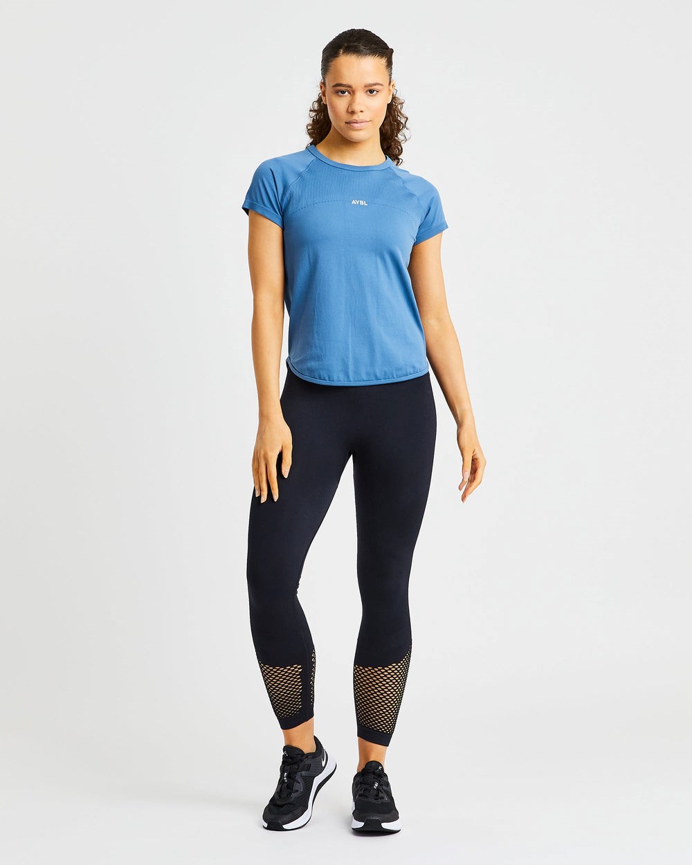 AYBL Reform Seamless T Shirt Blau | 98517-QZYL