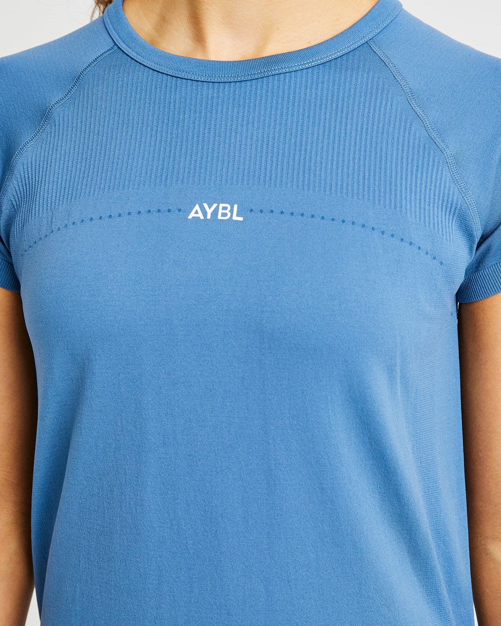 AYBL Reform Seamless T Shirt Blau | 98517-QZYL