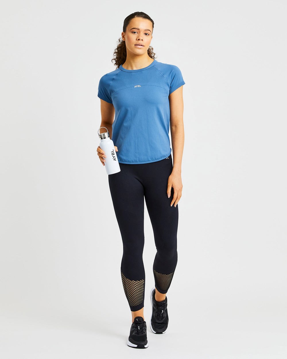 AYBL Reform Seamless T Shirt Blau | 98517-QZYL