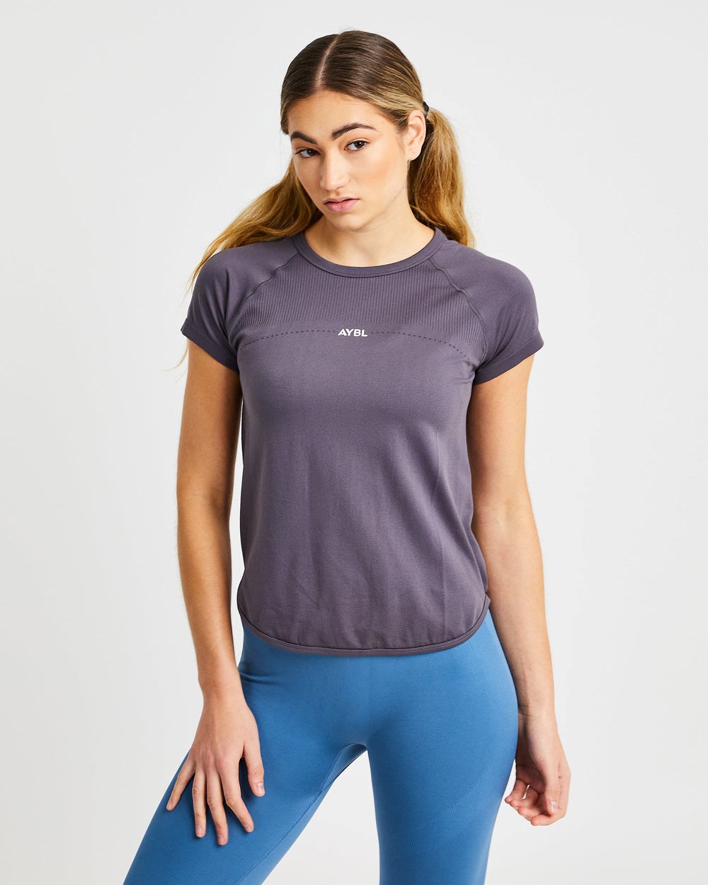 AYBL Reform Seamless T Shirt Charcoal | 80416-ASPF