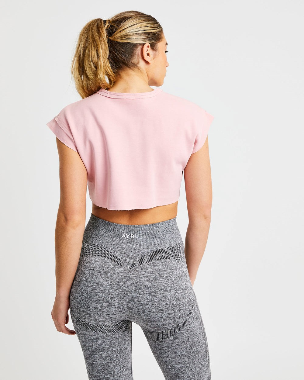 AYBL Sport Crop Top Rosa | 81759-WUKR