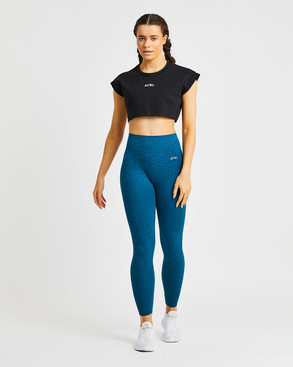 AYBL Sport Crop Top Schwarz | 37021-ZPKB