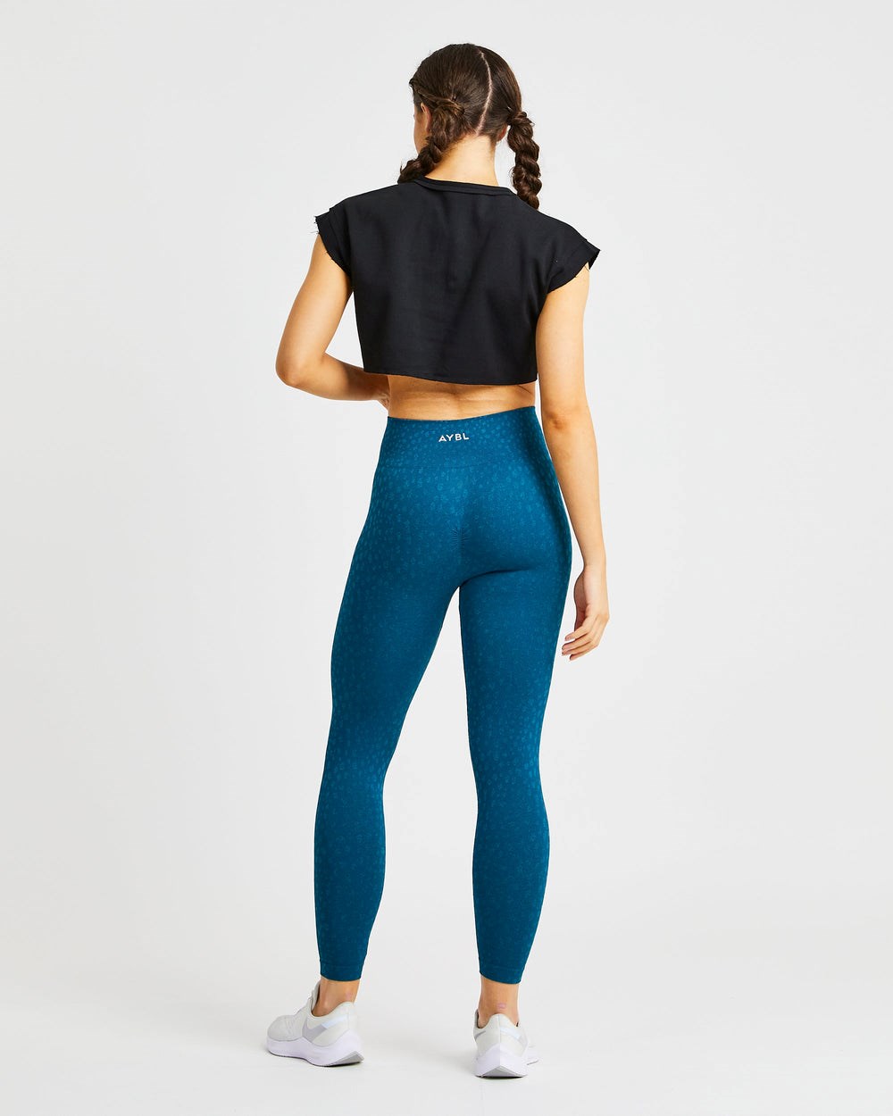 AYBL Sport Crop Top Schwarz | 37021-ZPKB