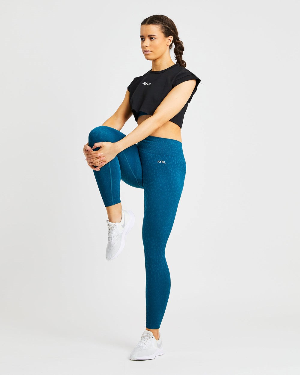 AYBL Sport Crop Top Schwarz | 37021-ZPKB