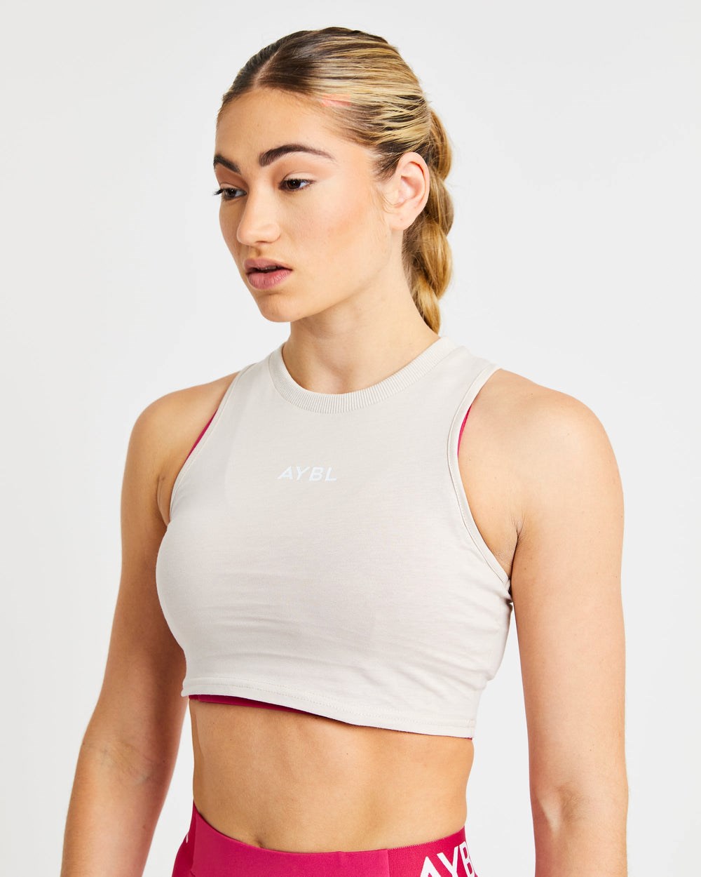 AYBL Sport Crop Vest Beige | 60419-GFNW