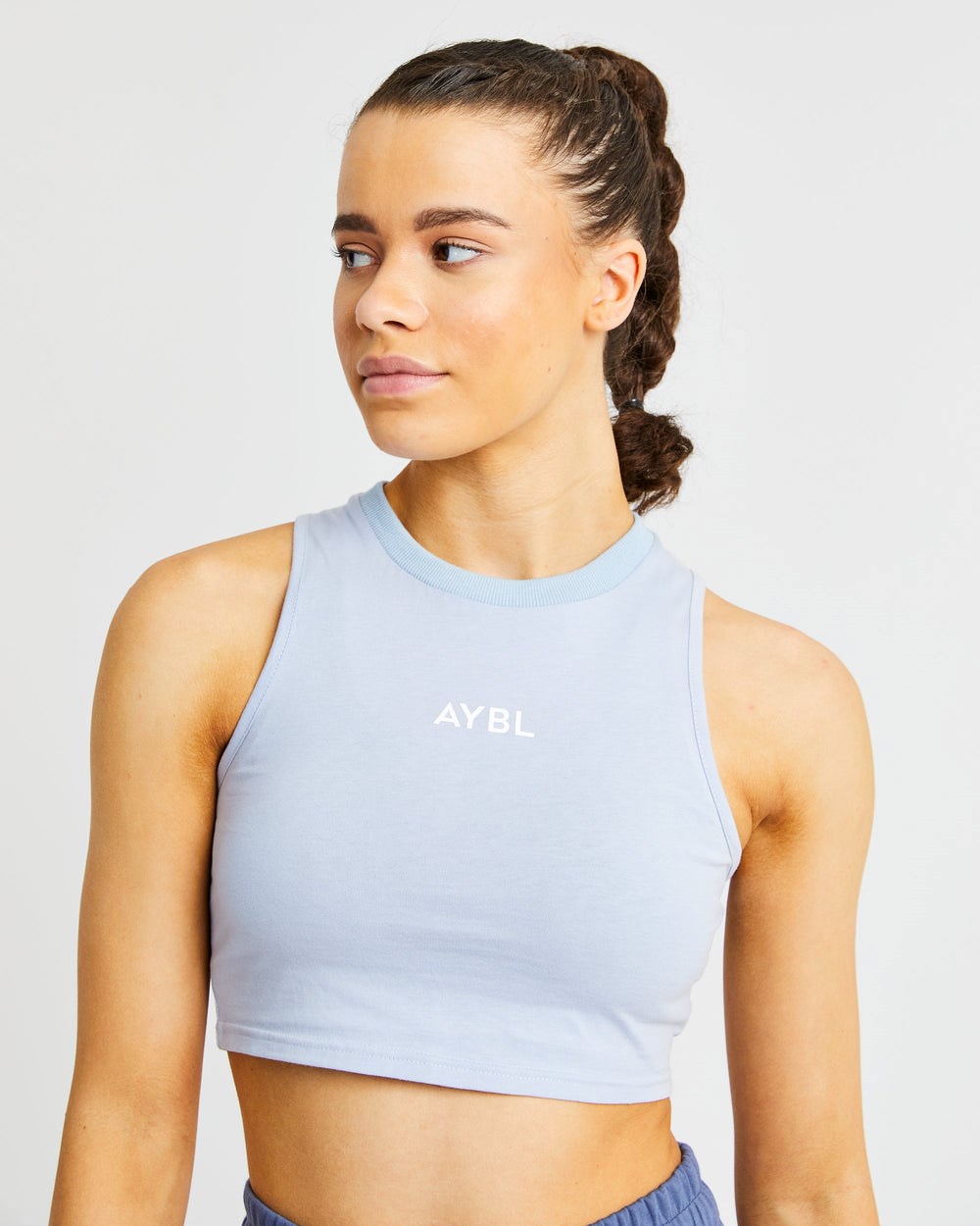 AYBL Sport Crop Vest Blau | 02341-OAIC