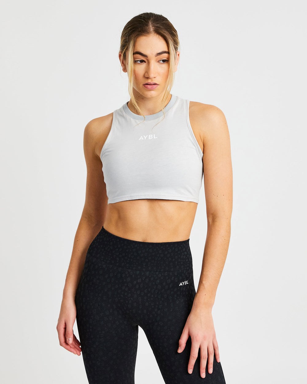 AYBL Sport Crop Vest Grau | 29071-XZSO