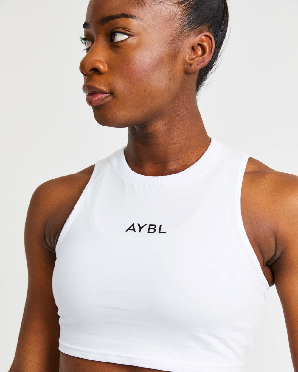 AYBL Sport Crop Vest Weiß | 61349-ZPCI