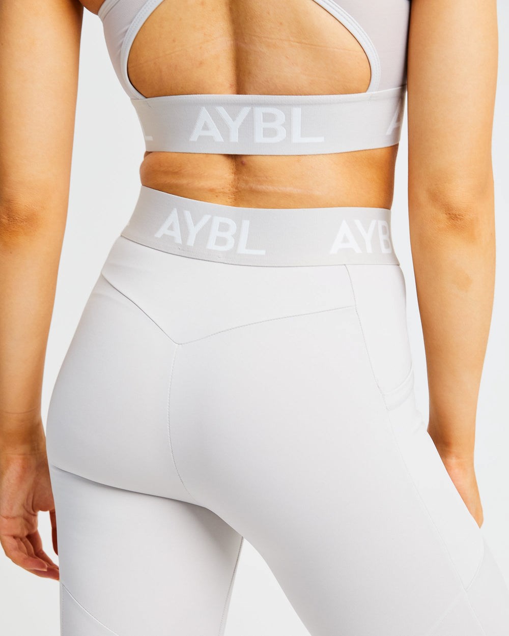 AYBL Sport Leggings Beige | 62185-IWSA