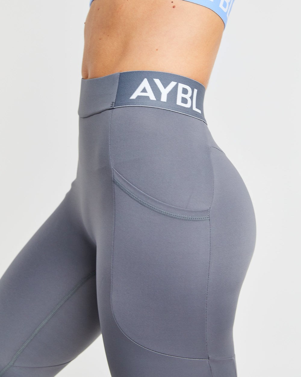 AYBL Sport Leggings Grau | 67320-CPRQ