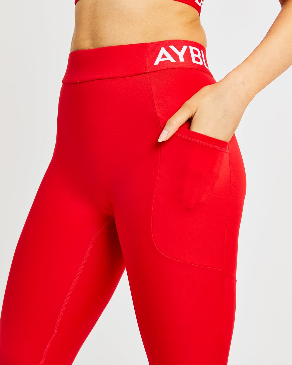 AYBL Sport Leggings Rot | 42573-BHIP