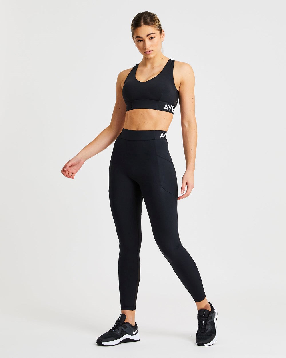 AYBL Sport Leggings Schwarz | 76152-DYQV