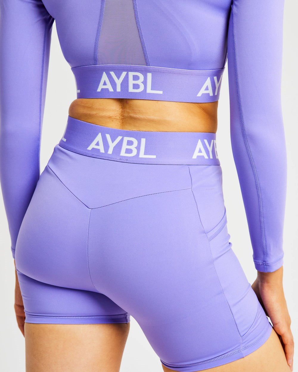 AYBL Sport Shorts Lila | 08716-UJLG