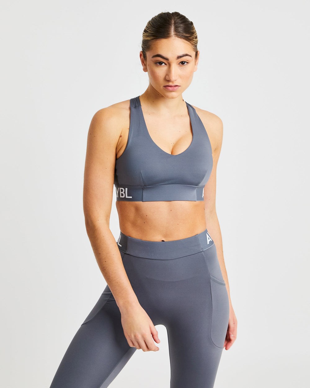 AYBL Sport Sports Bra Grau | 21504-ODXV