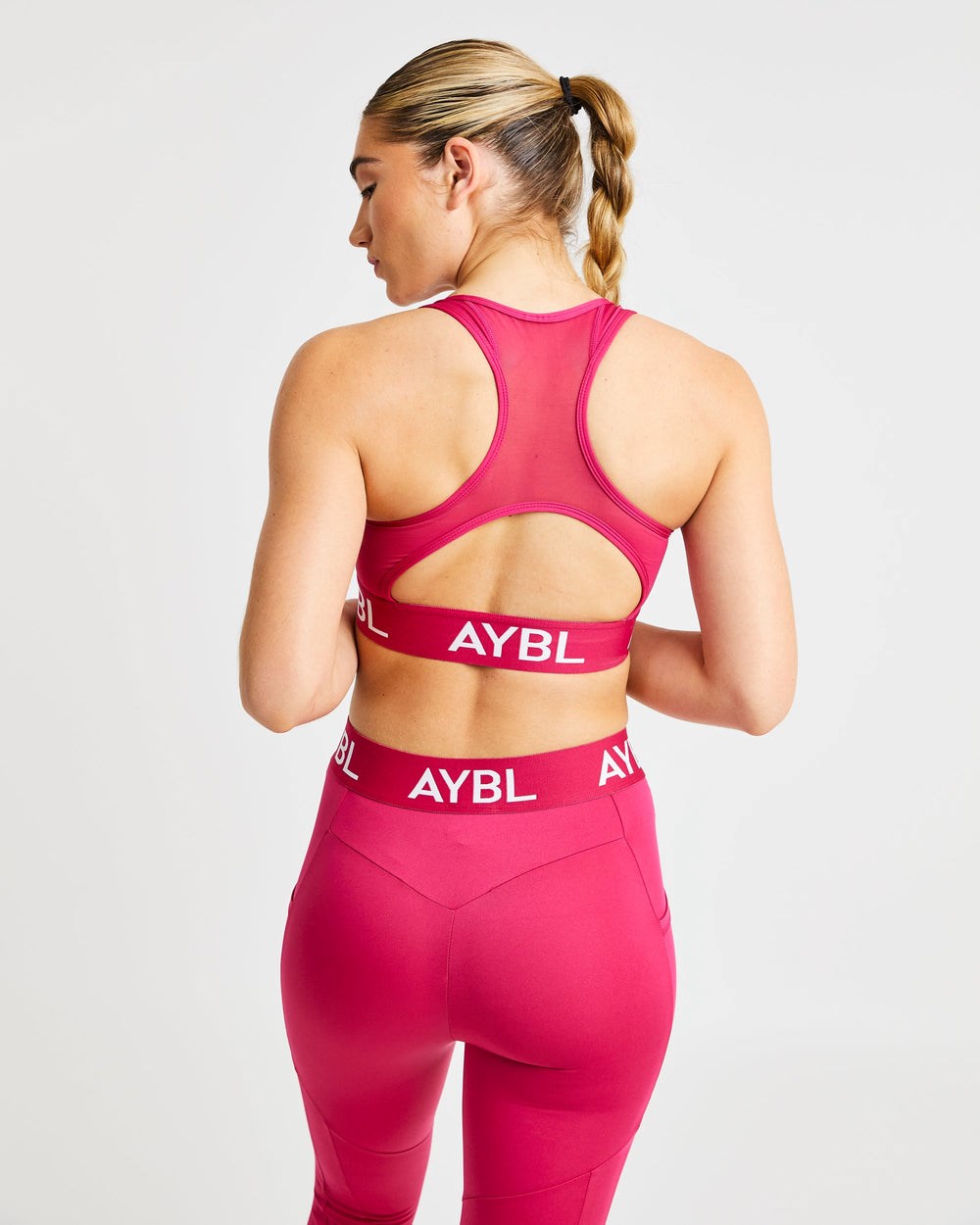 AYBL Sport Sports Bra Raspberry | 27548-UAPF