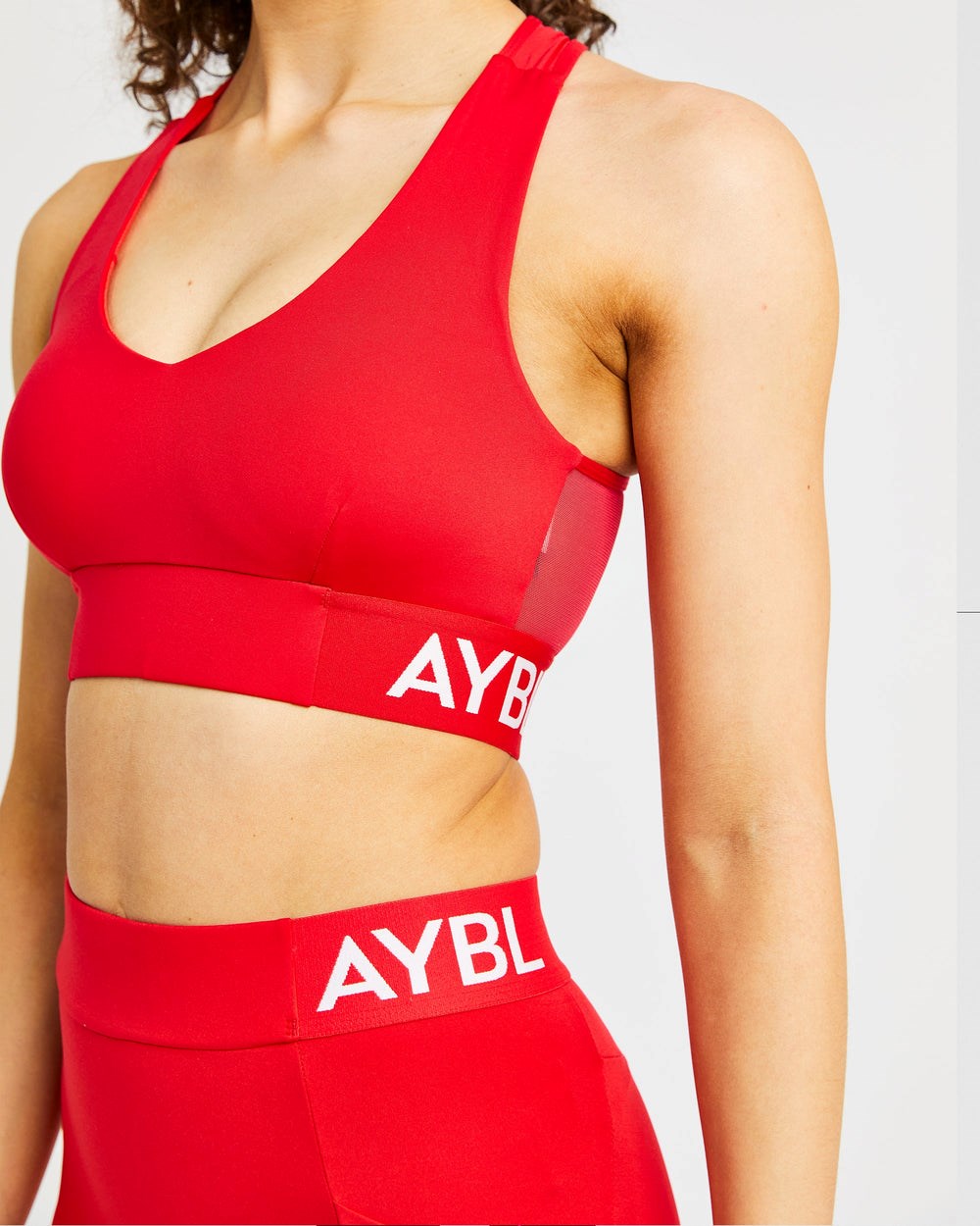 AYBL Sport Sports Bra Rot | 12836-WTMG