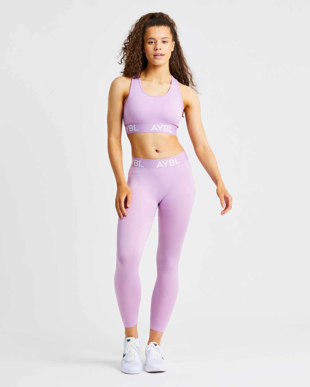 AYBL Staple Seamless Low Rise Leggings Rosa | 59362-BJLH