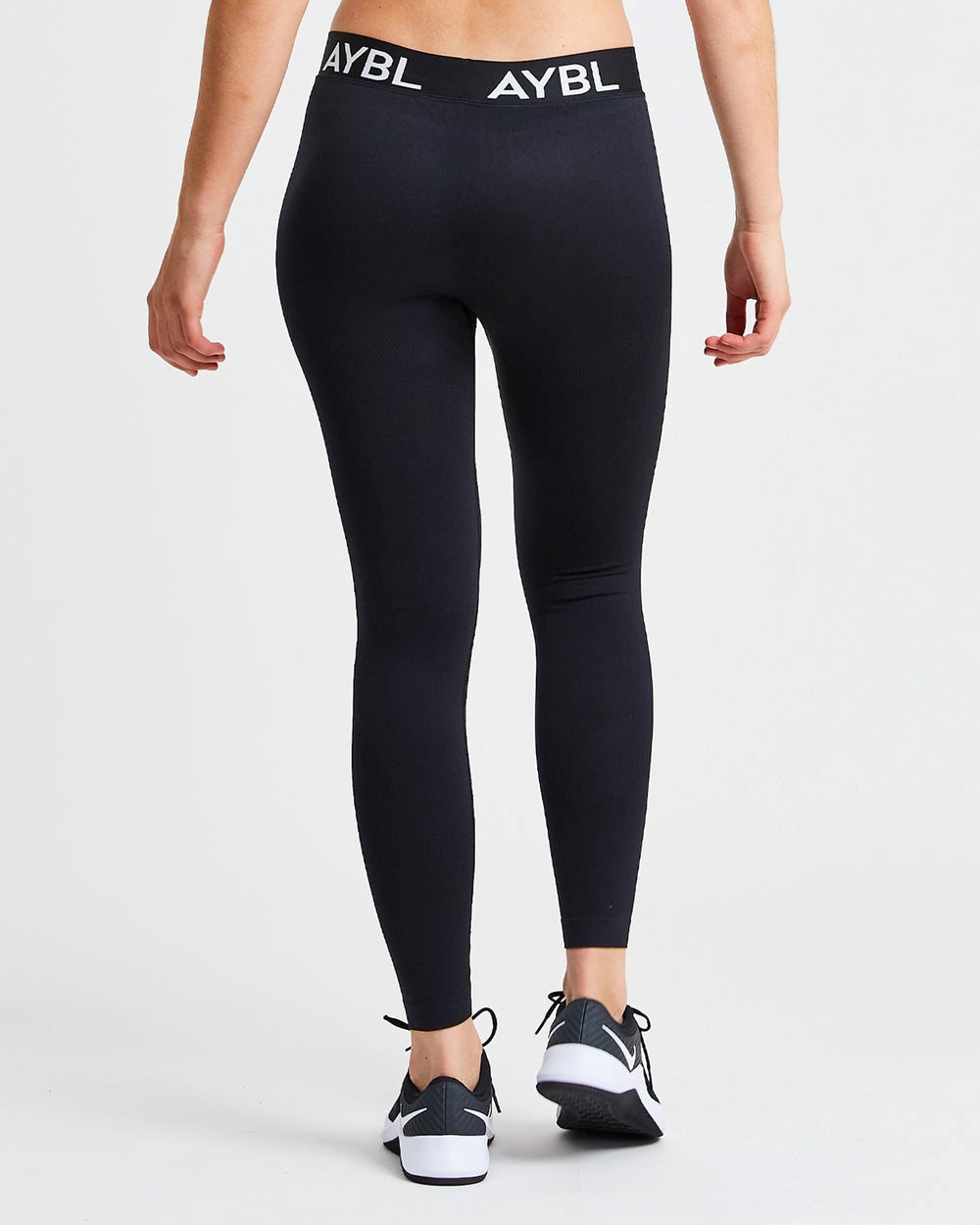 AYBL Staple Seamless Low Rise Leggings Schwarz | 09254-WXHU