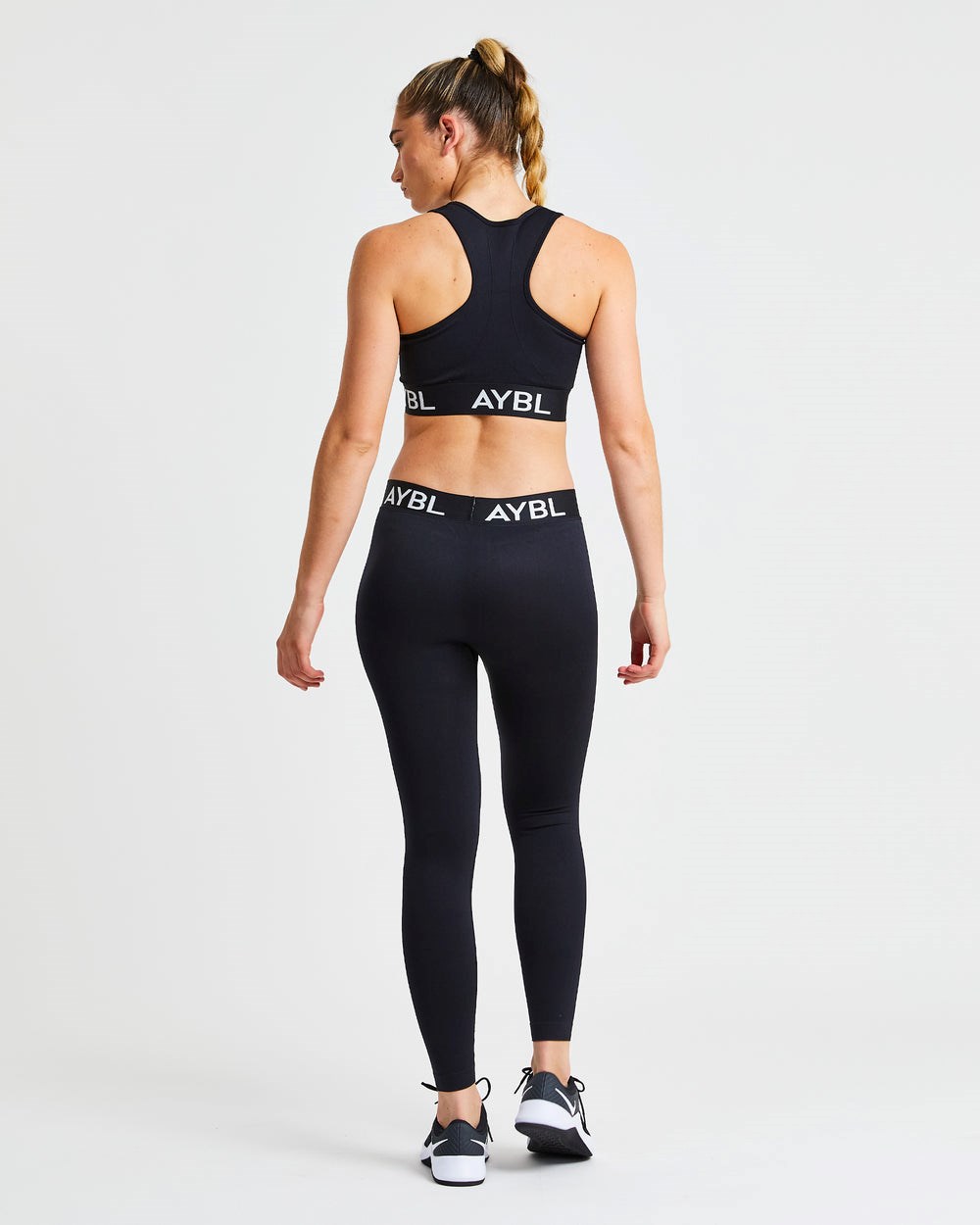 AYBL Staple Seamless Low Rise Leggings Schwarz | 09254-WXHU