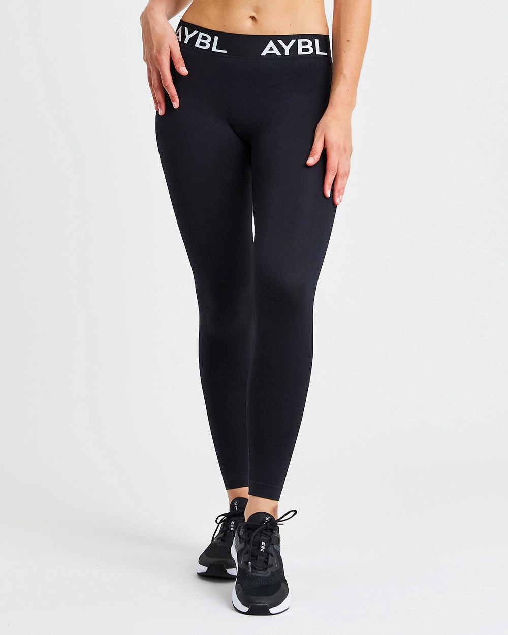 AYBL Staple Seamless Low Rise Leggings Schwarz | 09254-WXHU