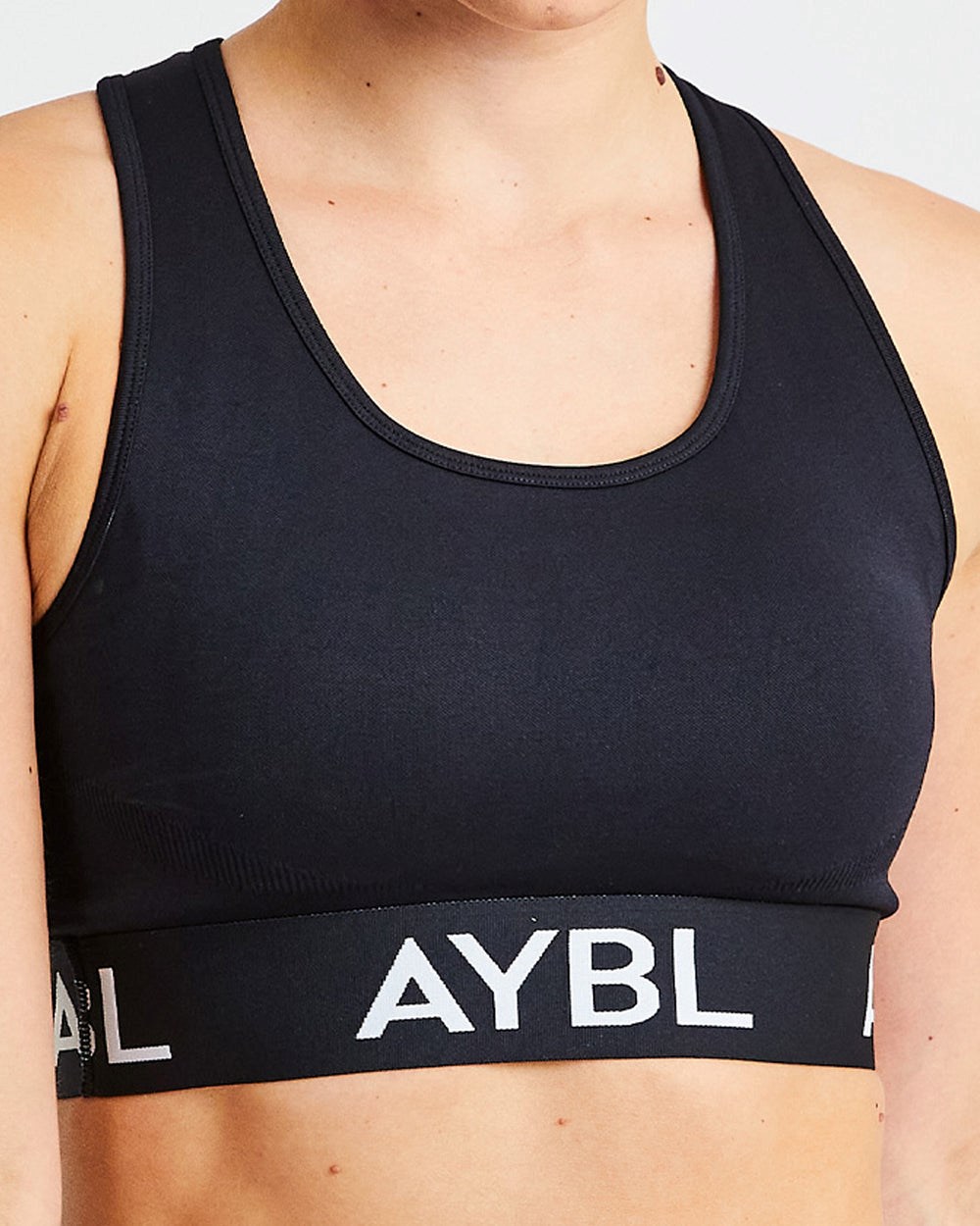 AYBL Staple Seamless Sports Bra Schwarz | 86012-EDFQ