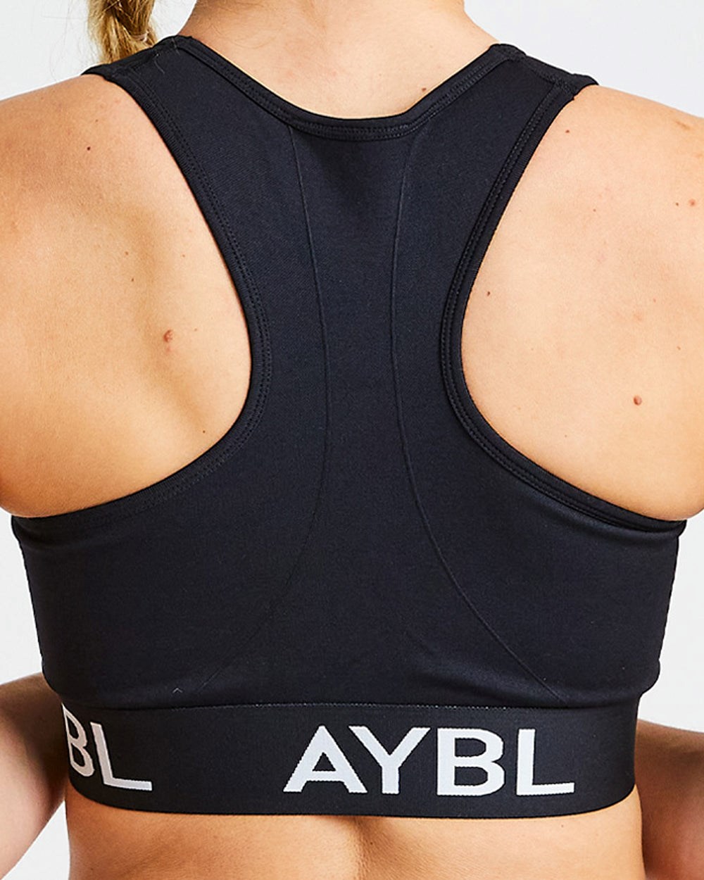 AYBL Staple Seamless Sports Bra Schwarz | 86012-EDFQ