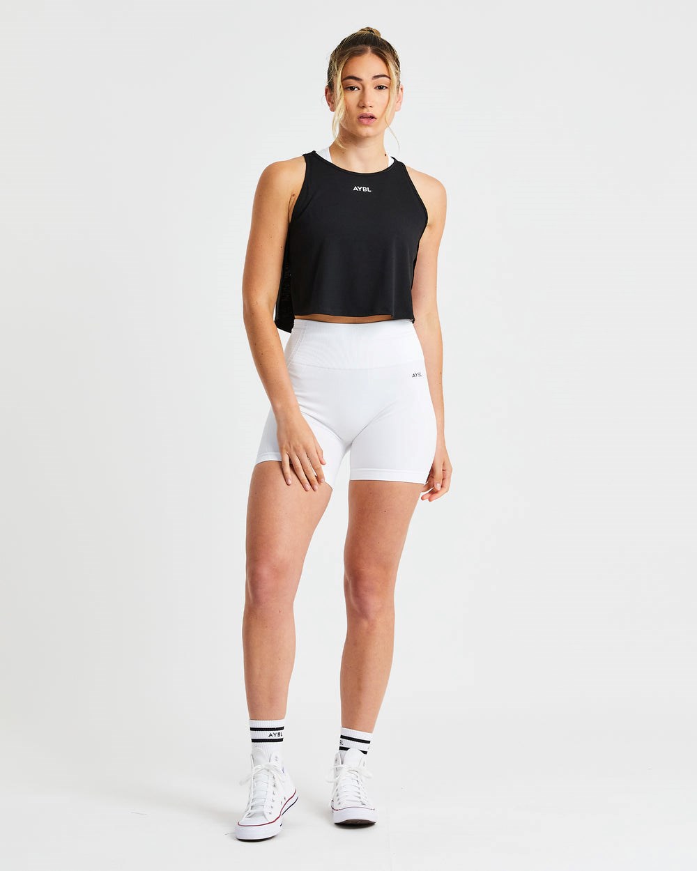 AYBL Strive Crop Vest Schwarz | 13570-KZMN