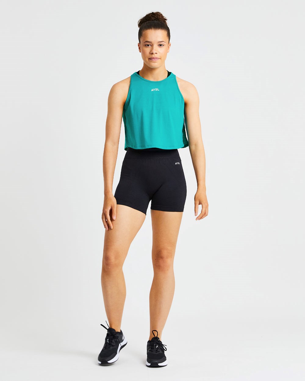 AYBL Strive Crop Vest Türkis | 50136-DKQM