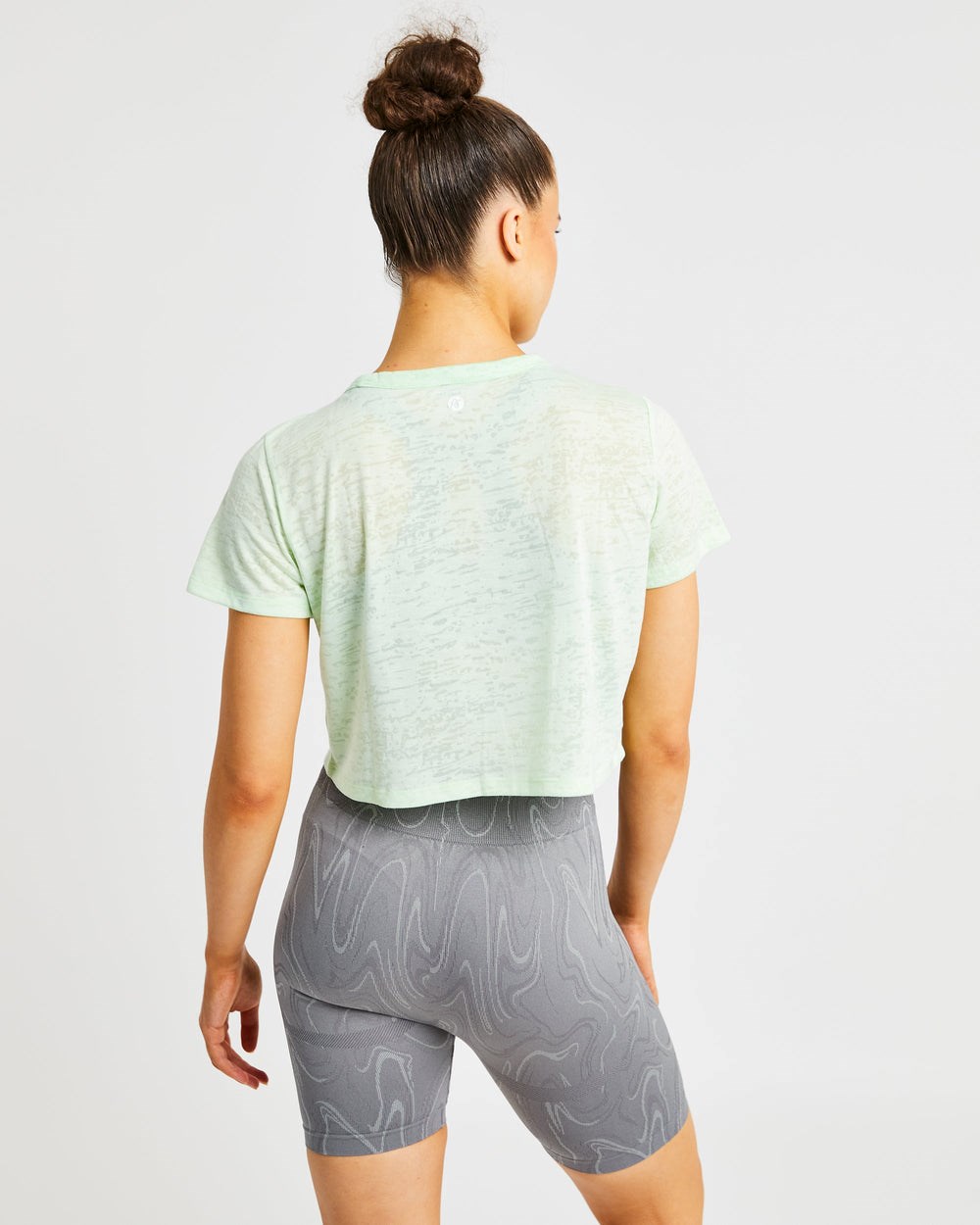 AYBL Velocity Crop T Shirt Mintfarben | 16782-AYJV