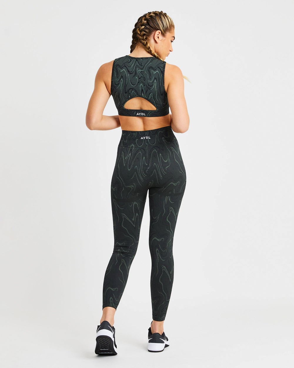 AYBL Velocity Seamless Crop Vest Schwarz | 72186-HPSC