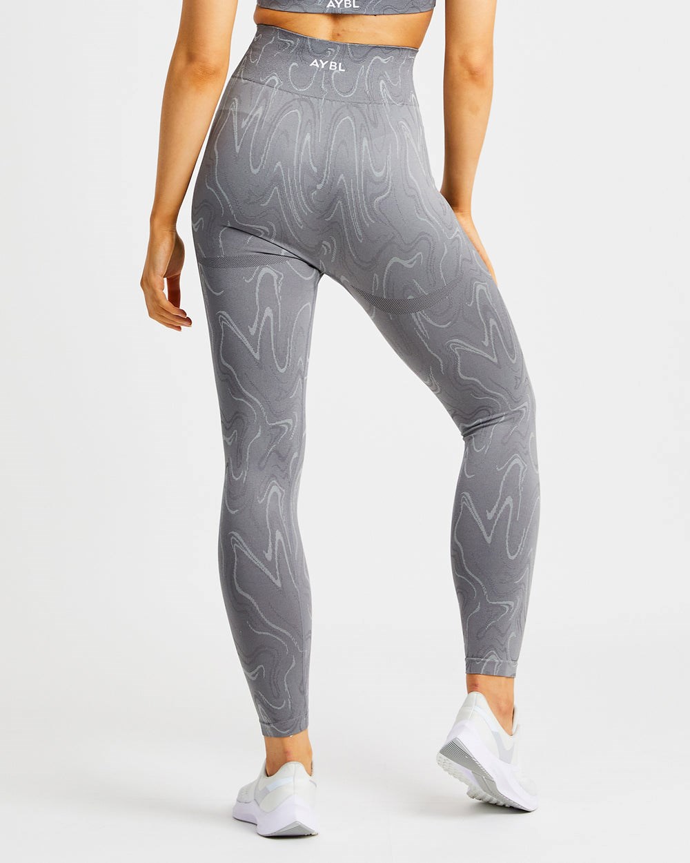 AYBL Velocity Seamless Leggings Grau | 49163-KXVT