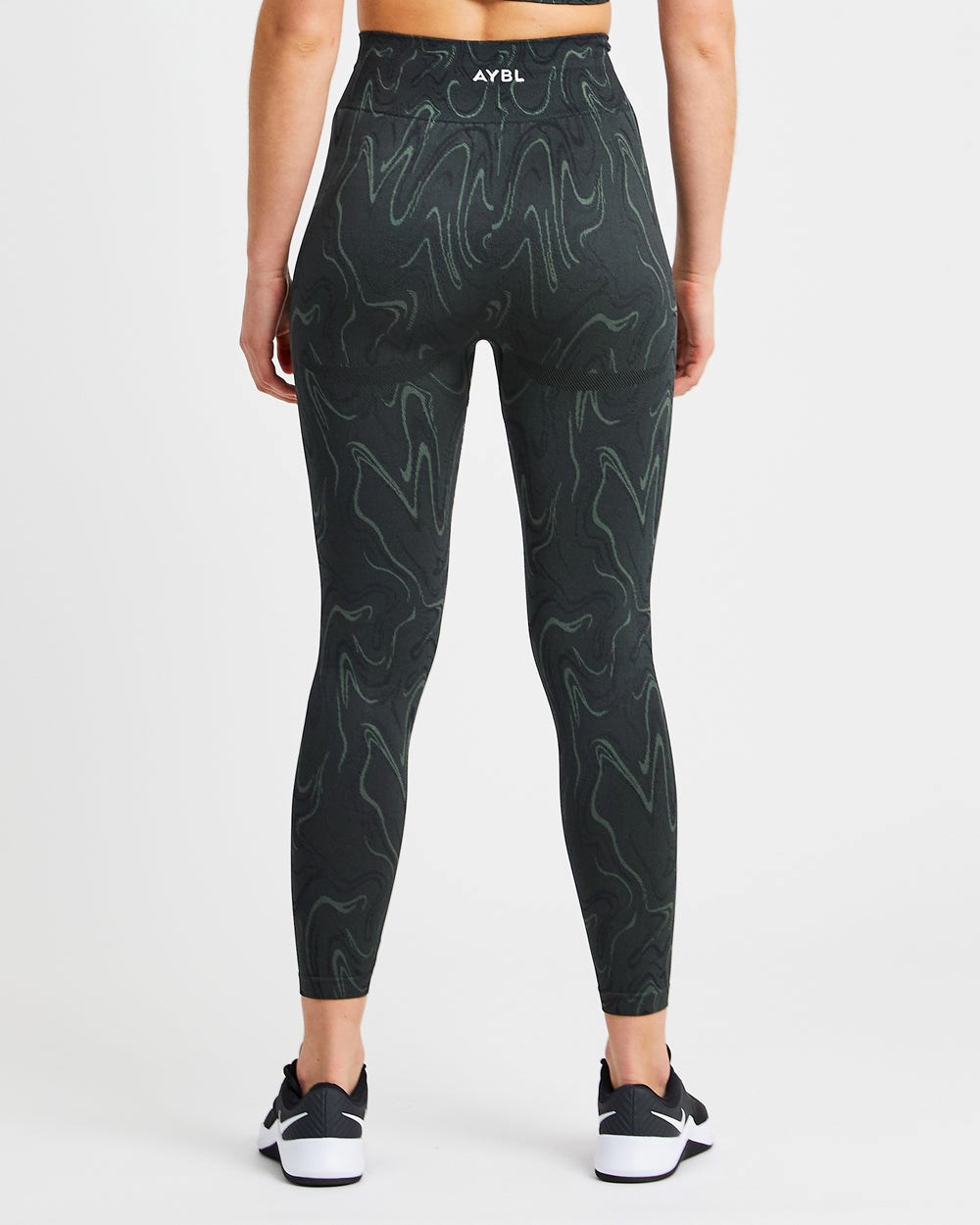 AYBL Velocity Seamless Leggings Schwarz | 17908-FYBT