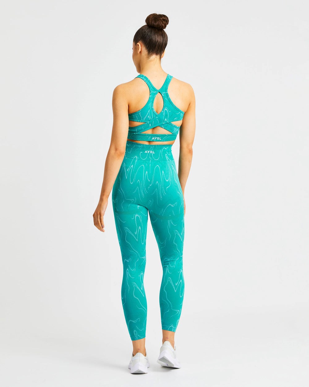 AYBL Velocity Seamless Leggings Türkis | 47206-VCNO