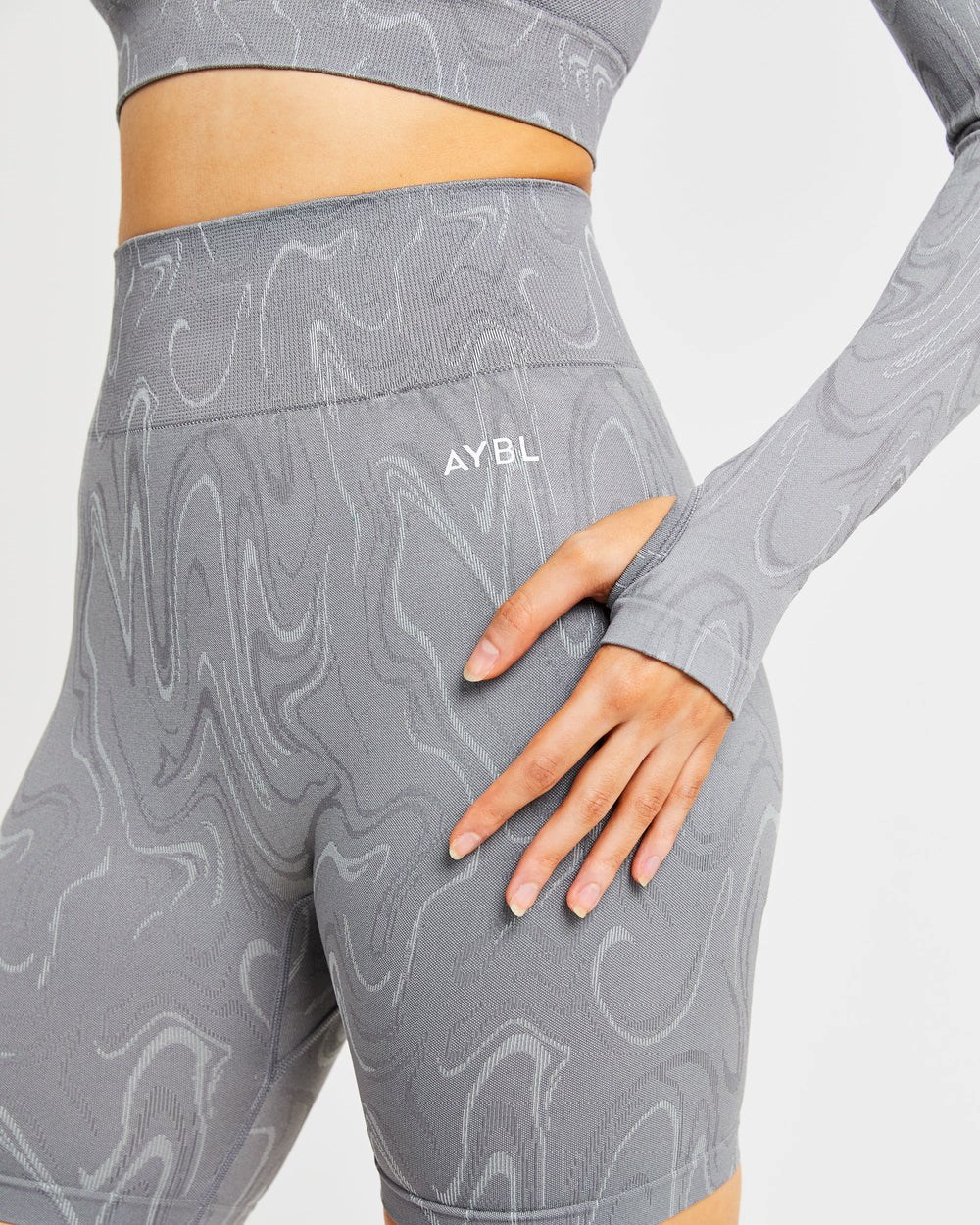 AYBL Velocity Seamless Shorts Grau | 61497-LNMW