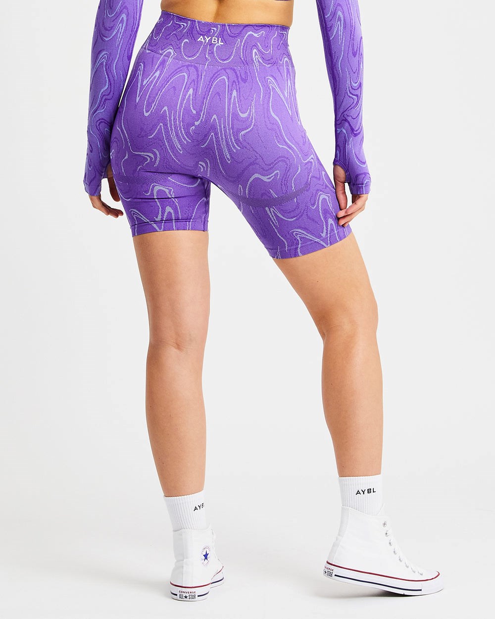 AYBL Velocity Seamless Shorts Lila | 46518-VPAW