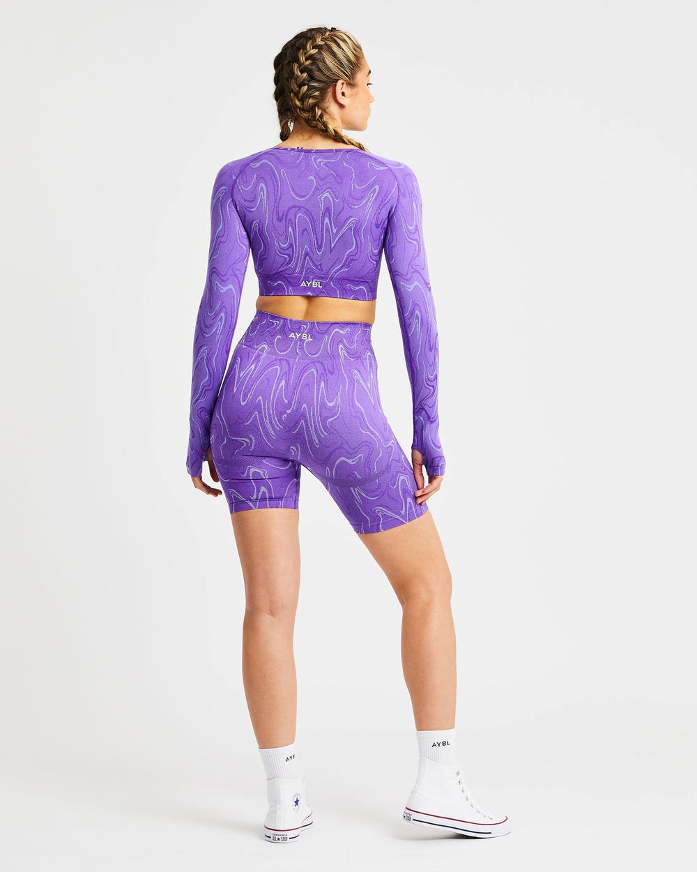 AYBL Velocity Seamless Shorts Lila | 46518-VPAW