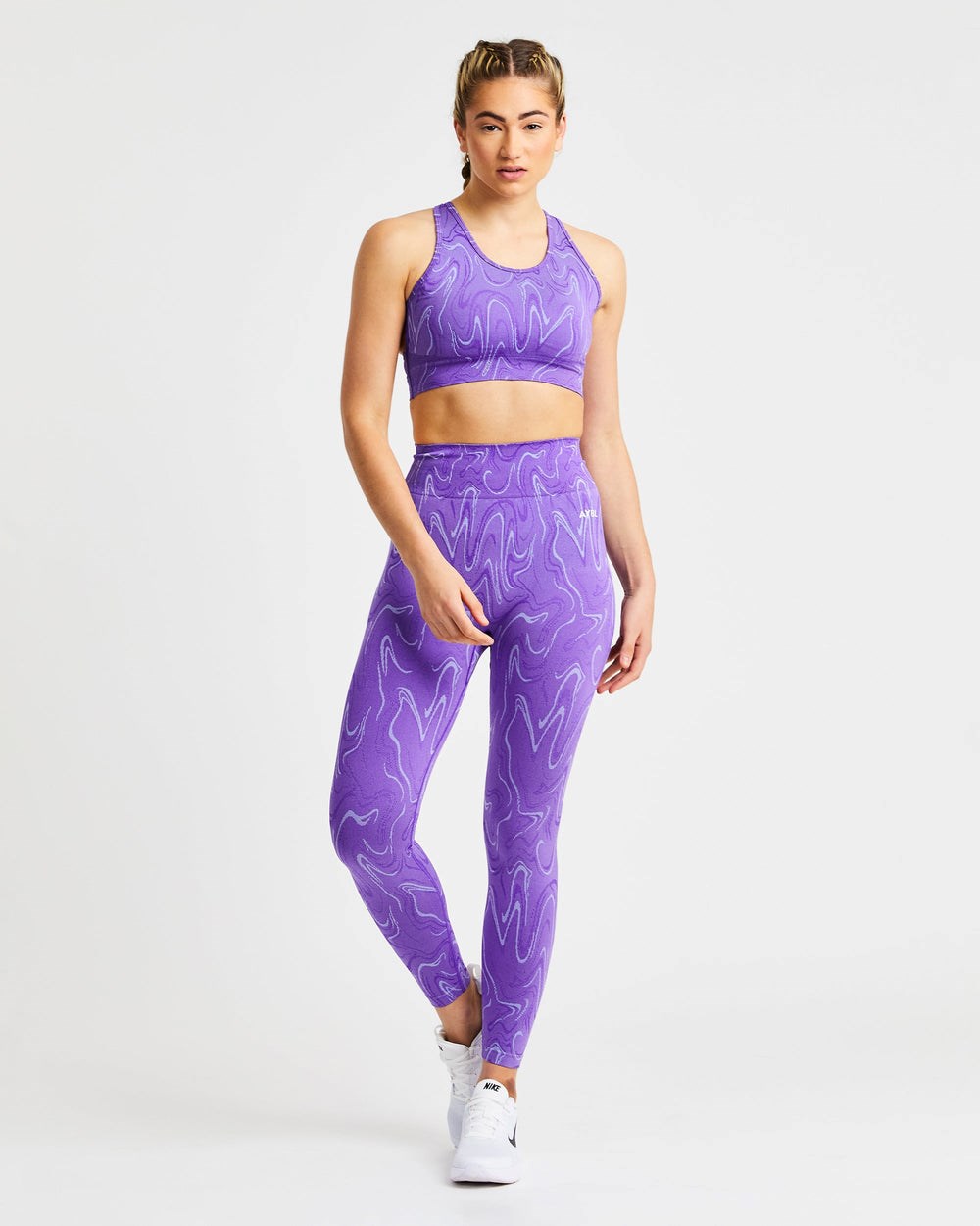 AYBL Velocity Seamless Sports Bra Lila | 69245-UYOM