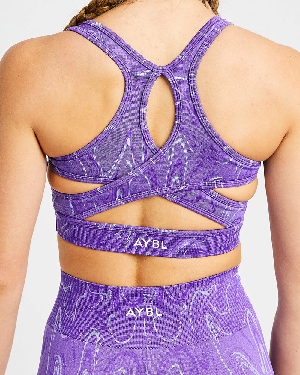 AYBL Velocity Seamless Sports Bra Lila | 69245-UYOM