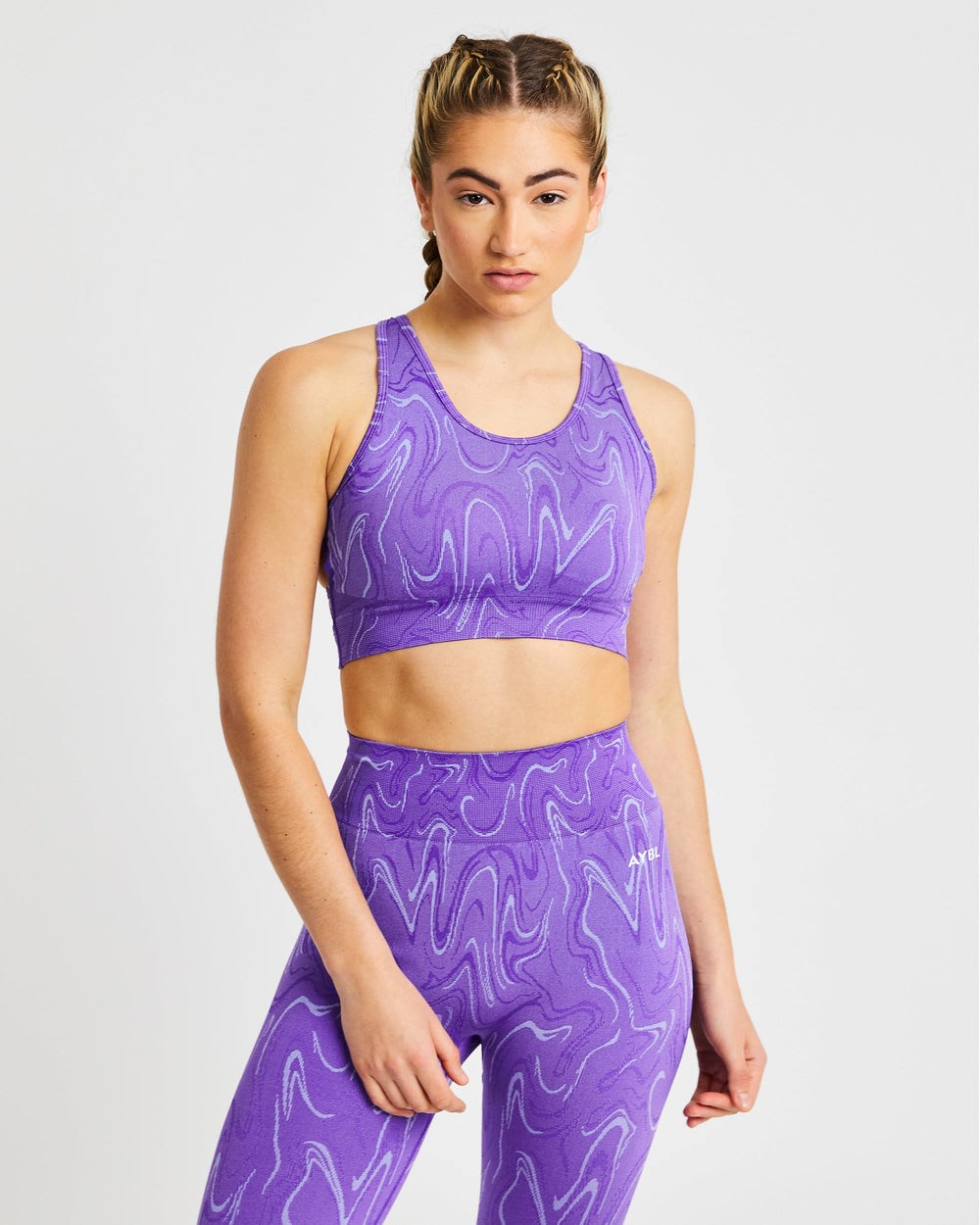 AYBL Velocity Seamless Sports Bra Lila | 69245-UYOM