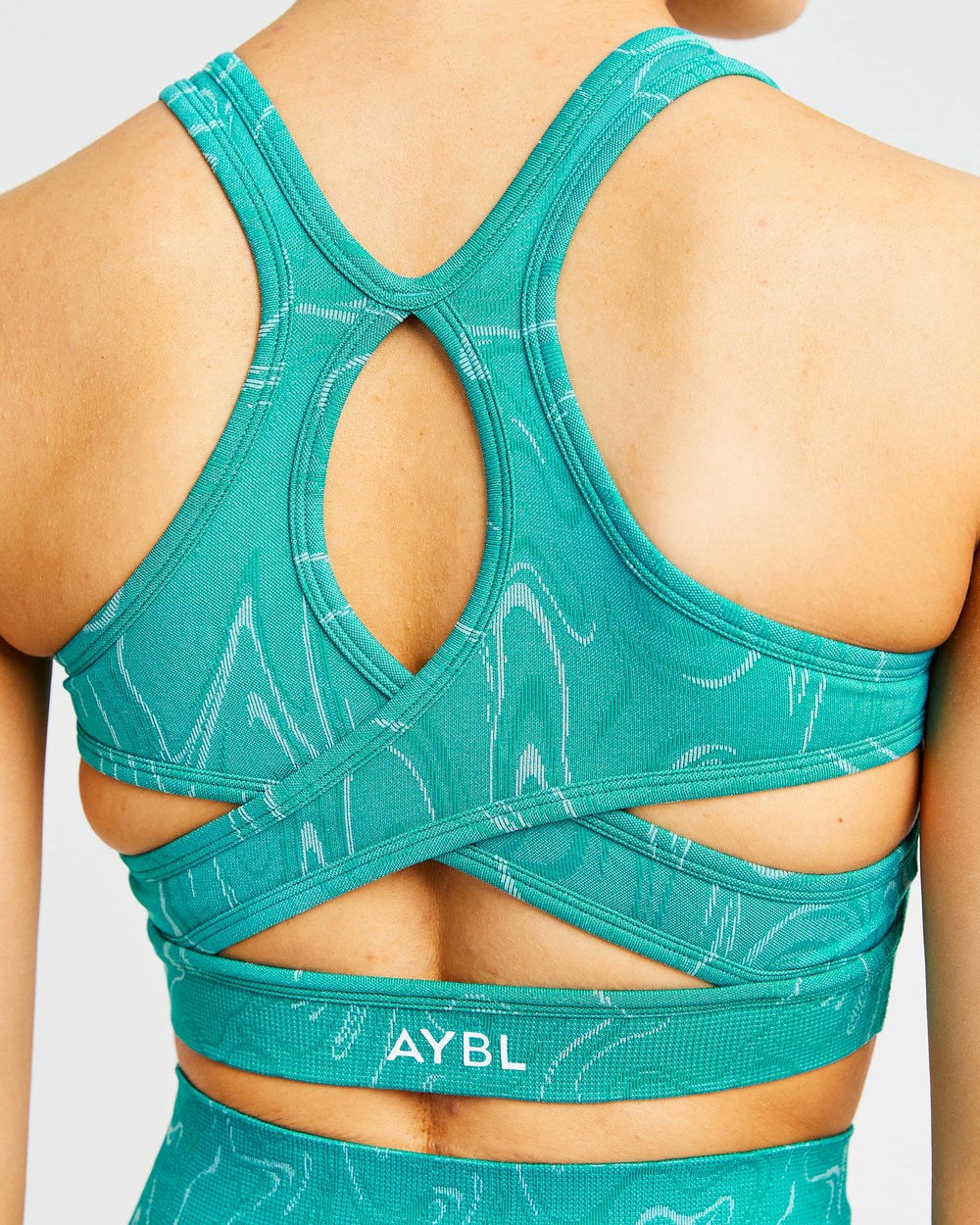 AYBL Velocity Seamless Sports Bra Türkis | 09483-EROB